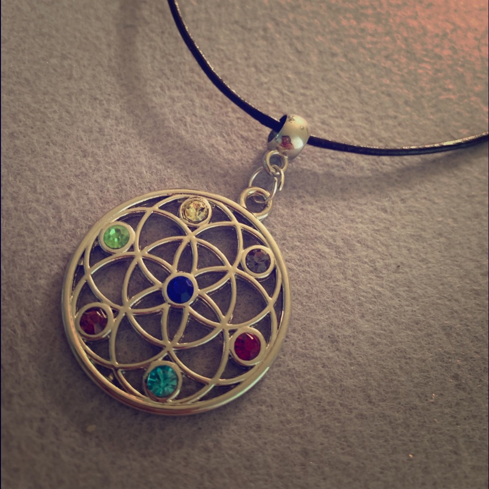 Chakra pendant necklace